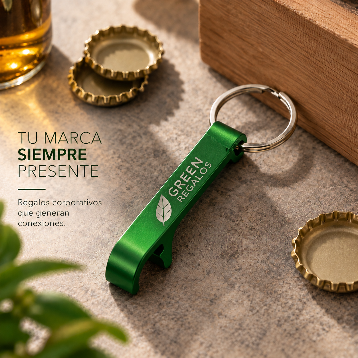 Destapador personalizado mediante grabado láser