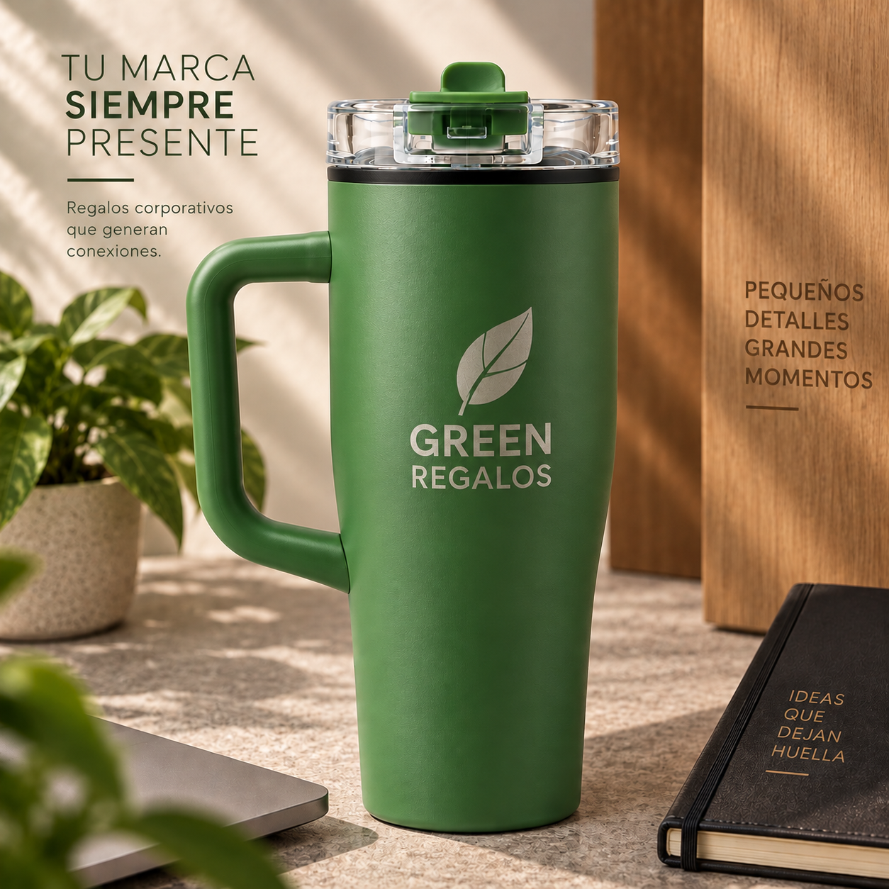 Termo personalizado mediante grabado láser